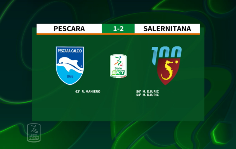 HIGHLIGHTS #PescaraSalernitana 1-2 #SerieBKT